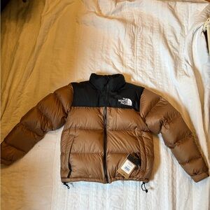 The North Face Retro 1996 Nuptse Puffer Jacket- Color Latte